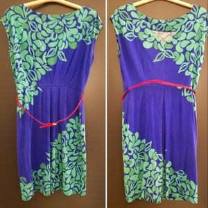Lilly Pulitzer Blue Belted Dress - Large
